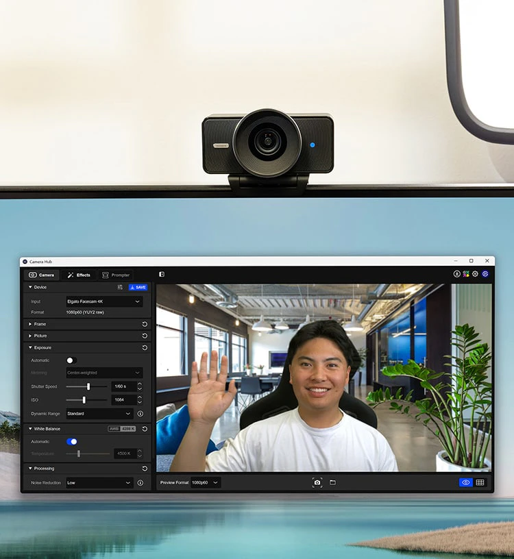 Facecam 4K | Premium 4K 60FPS Webcam | Elgato